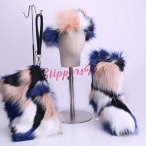 Omg check out the video lol 😆 furr boots clutch and matching head band NEW